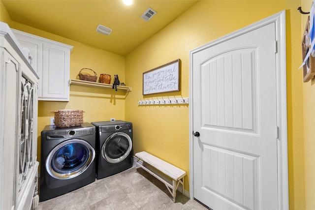 3030 Maverick Dr, Forney, TX 75126 - washroom with washer and dryer and cabinet space