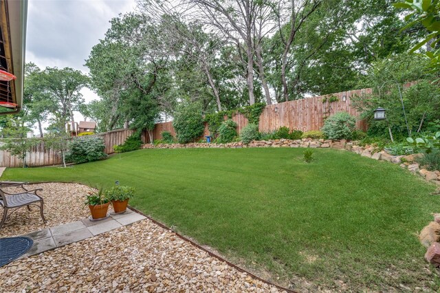 114 Lakehill Dr, Hickory Creek, TX 75065 - view of yard featuring a patio