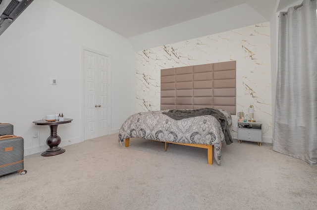 627 Brockwell Bnd, Forney, TX 75126 - bedroom featuring vaulted ceiling and carpet flooring