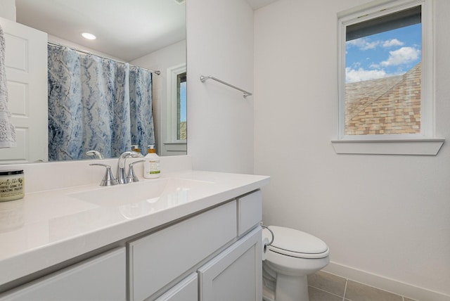 627 Brockwell Bnd, Forney, TX 75126 - bathroom with vanity and tile patterned flooring