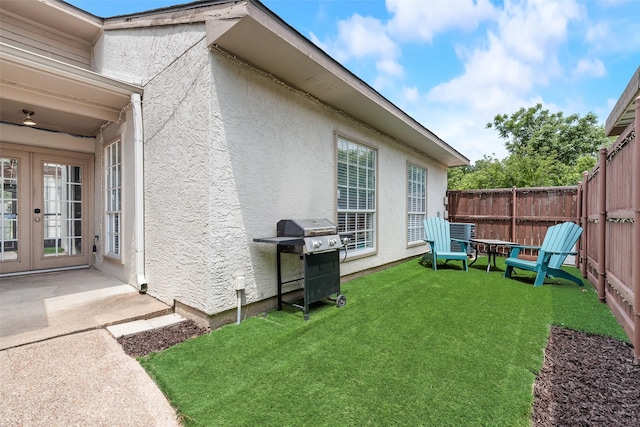 13156 Burninglog Ln, Dallas, TX 75243 - view of yard with french doors