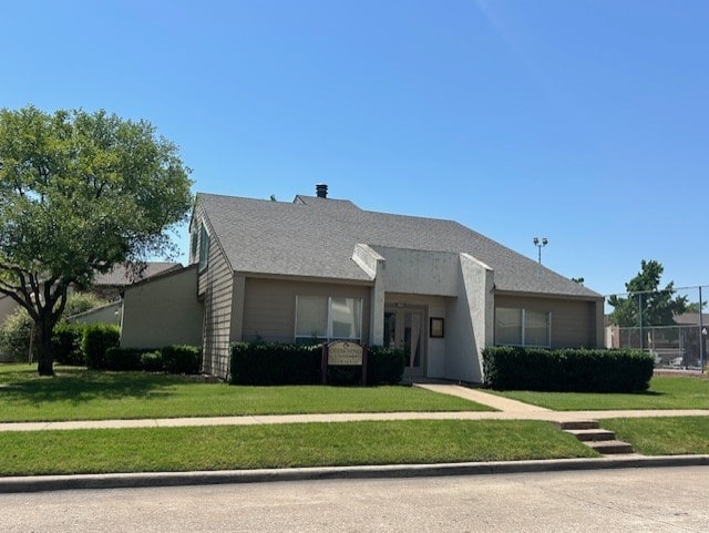 13156 Burninglog Ln, Dallas, TX 75243 - view of front of house featuring a front yard