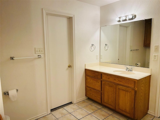 601 Lawrence Ave, Terrell, TX 75160 - bathroom with tile patterned floors and vanity