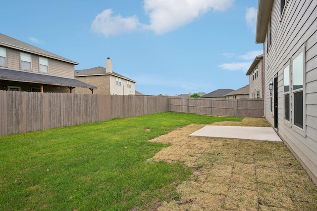 12350 Orloff Dr, Rhome, TX 76078 - view of yard with a patio area