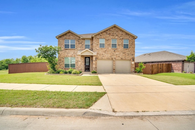 1950 Drusy Way, Forney, TX 75126 - traditional-style house with brick siding, driveway, and a garage