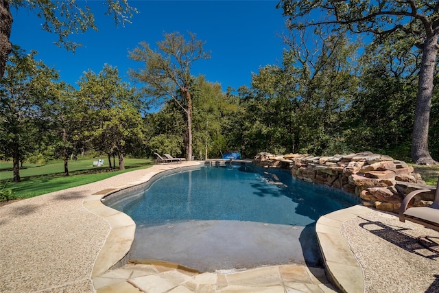3325 Creek Rd, Keller, TX 76248 - swimming pool with view of wooded area