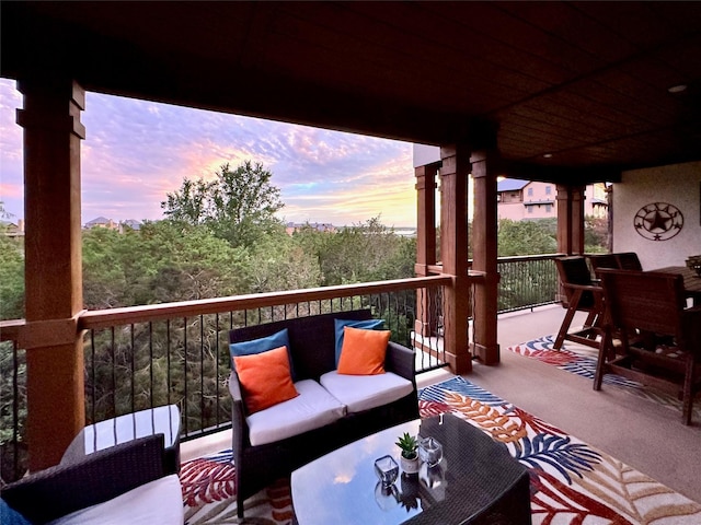 1633 Scenic Dr Unit 201, Graford, TX 76449 - wooden terrace featuring outdoor dining space
