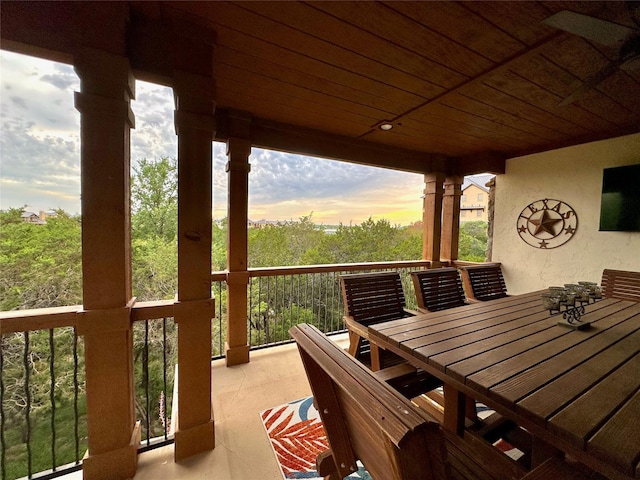 1633 Scenic Dr Unit 201, Graford, TX 76449 - view of patio / terrace with outdoor dining space