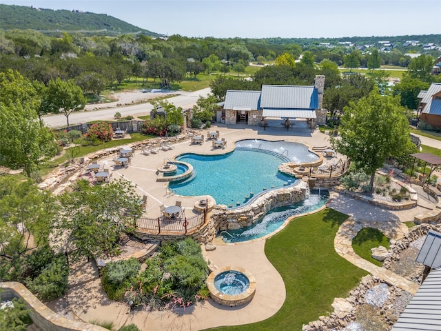 1633 Scenic Dr Unit 201, Graford, TX 76449 - community pool featuring a patio