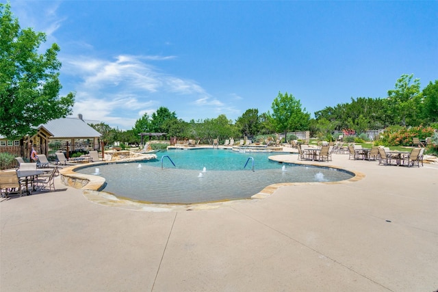 1633 Scenic Dr Unit 201, Graford, TX 76449 - community pool featuring a patio area and a gazebo