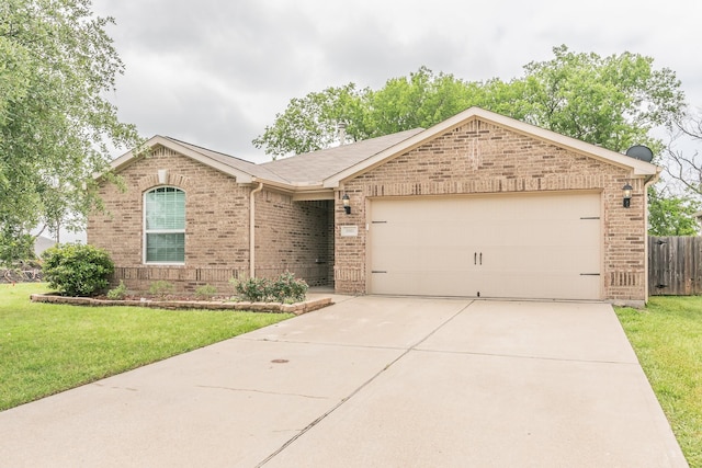 3001 Rocking Hills Trl, Forney, TX 75126 - ranch-style home featuring brick siding, concrete driveway, and a garage
