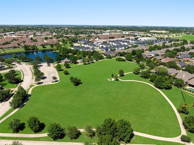 8100 Ravencliff Dr, Mckinney, TX 75070 - aerial view of residential area with a nearby body of water