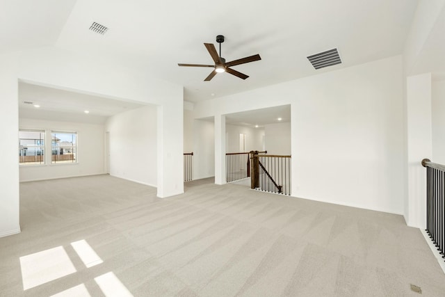1024 Emerald Trace Dr, Justin, TX 76247 - spare room with carpet, ceiling fan, baseboards, and recessed lighting