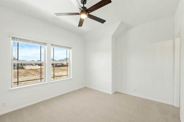 1024 Emerald Trace Dr, Justin, TX 76247 - unfurnished room featuring light colored carpet, a ceiling fan, and baseboards