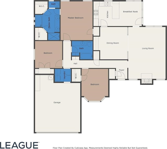 3941 Devonaire Dr, Fort Worth, TX 76008 - property floor plan