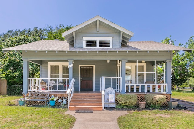 1735 Marburg St, Dallas, TX 75215 - bungalow-style house with roof with shingles and covered porch