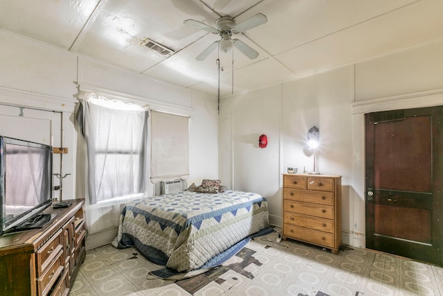 1735 Marburg St, Dallas, TX 75215 - bedroom with cooling unit and ceiling fan