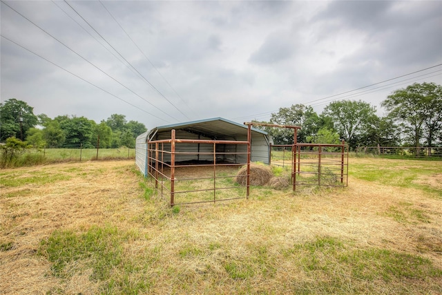 2189 Rs County Road 3150, Emory, TX 75440 - view of outbuilding with a detached carport, driveway, and a view of rural / pastoral area