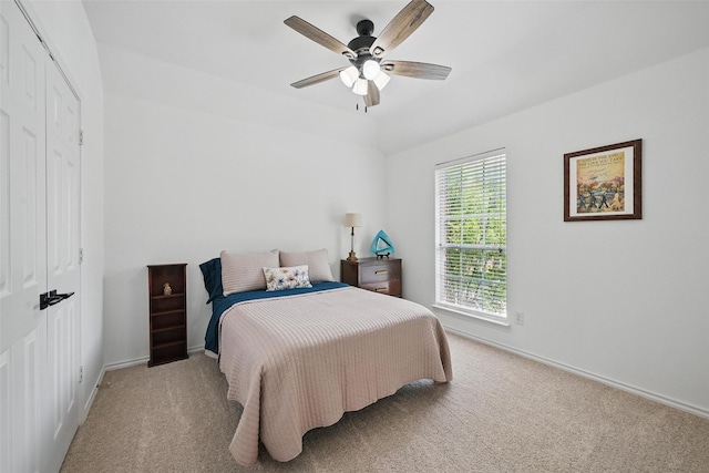 1500 Cool Springs Dr, Allen, TX 75013 - carpeted bedroom featuring baseboards, ceiling fan, and a closet