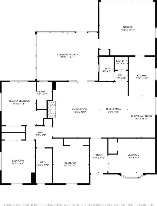 8338 Bocowood Dr, Dallas, TX 75228 - floor plan / room layout
