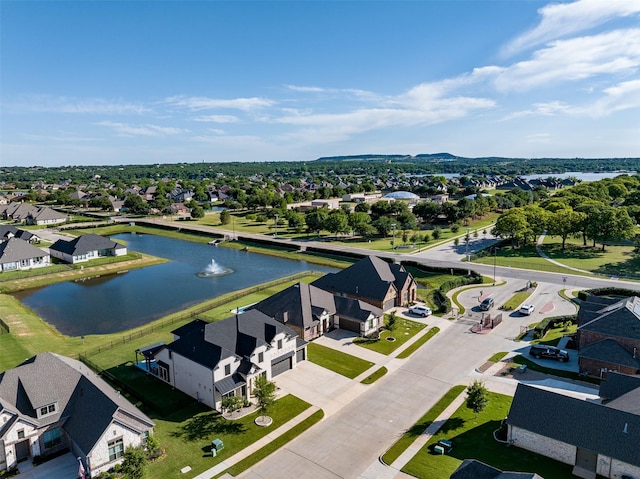 208 Johnson St, Granbury, TX 76048 - aerial view of residential area with a large body of water