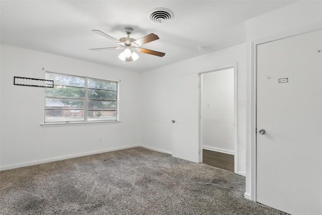 6716 Alma St, Forest Hill, TX 76140 - unfurnished bedroom with carpet flooring, baseboards, and ceiling fan