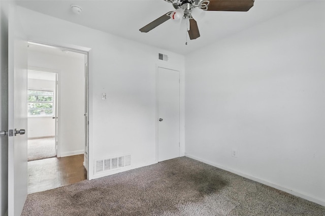 6716 Alma St, Forest Hill, TX 76140 - unfurnished bedroom featuring carpet floors, baseboards, and ceiling fan