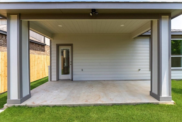 1903 Varsity Dr, Grand Prairie, TX 75051 - view of patio with fence