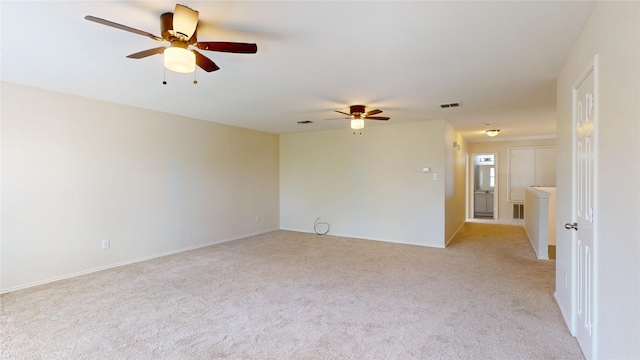 1913 Elk Lake Trl, Fort Worth, TX 76247 - unfurnished room featuring a ceiling fan and light colored carpet