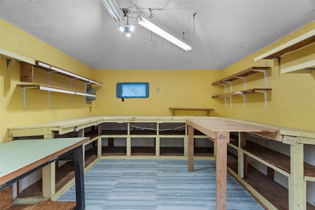 view of storage area