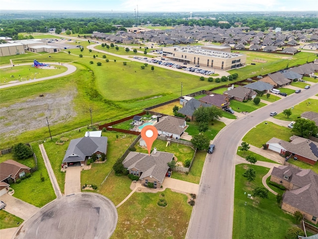 709 Billups Cir, Van Alstyne, TX 75495 - aerial view of property's location with nearby suburban area