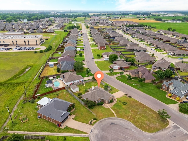 709 Billups Cir, Van Alstyne, TX 75495 - aerial view of property and surrounding area featuring nearby suburban area