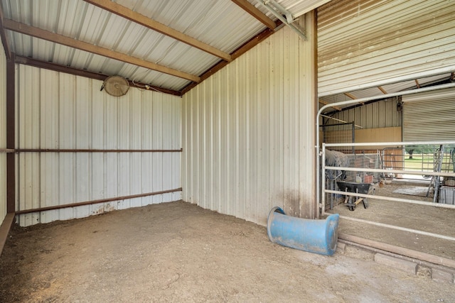 6199 State Highway 22, Hillsboro, TX 76645 - garage featuring metal wall