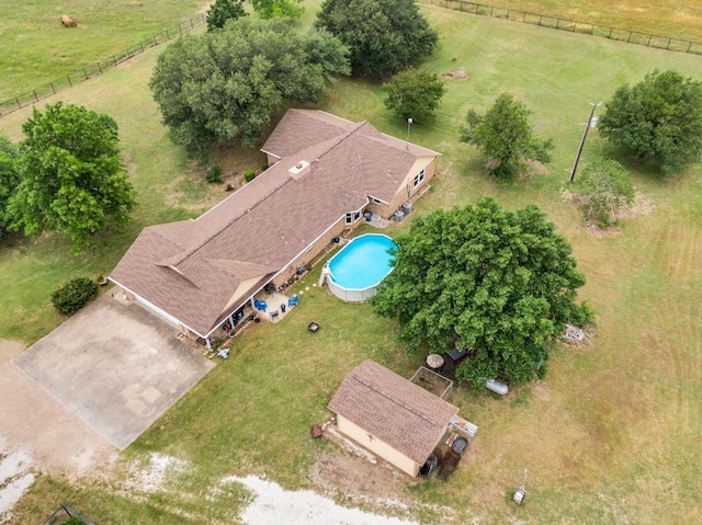 6199 State Highway 22, Hillsboro, TX 76645 - view from above of property with a pool