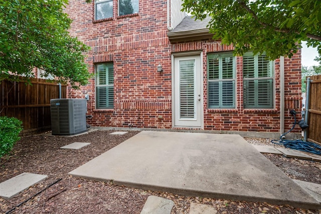 1615 Georgetown Dr, Allen, TX 75013 - view of patio / terrace with cooling unit and fence
