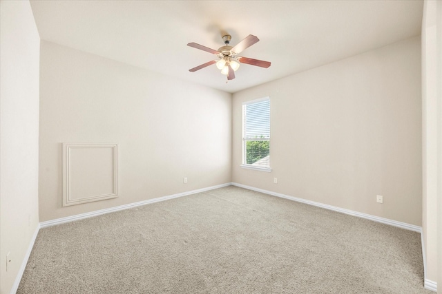 211 Crestbrook Dr, Rockwall, TX 75087 - empty room featuring ceiling fan, carpet, and baseboards