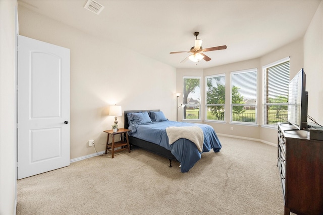 211 Crestbrook Dr, Rockwall, TX 75087 - bedroom with baseboards, carpet, and a ceiling fan