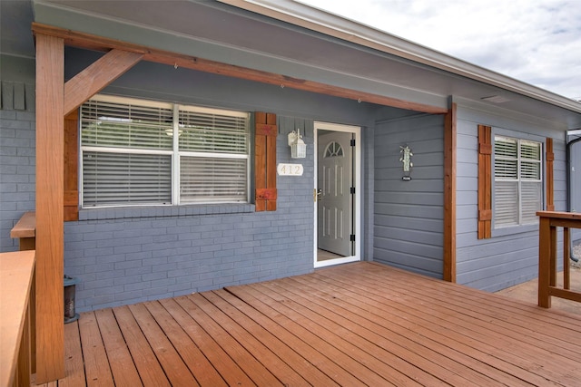 412 Lee Blvd, Pottsboro, TX 75076 - view of wooden terrace