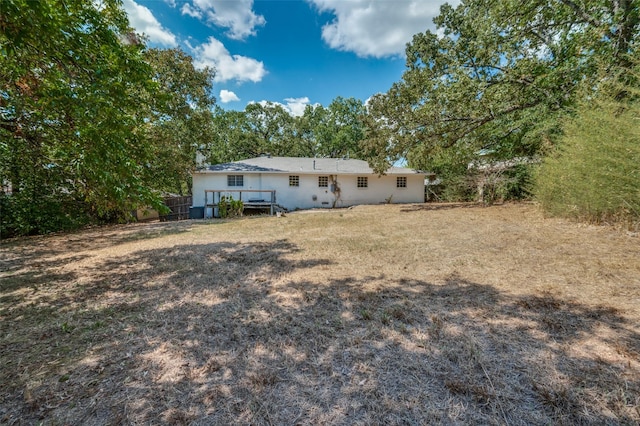 1104 Cortez St, Denison, TX 75020 - back of property featuring a deck
