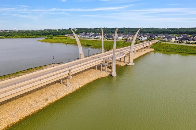 1806 Clouded Wren Dr, Arlington, TX 76005 - dock area featuring a water view and a residential view