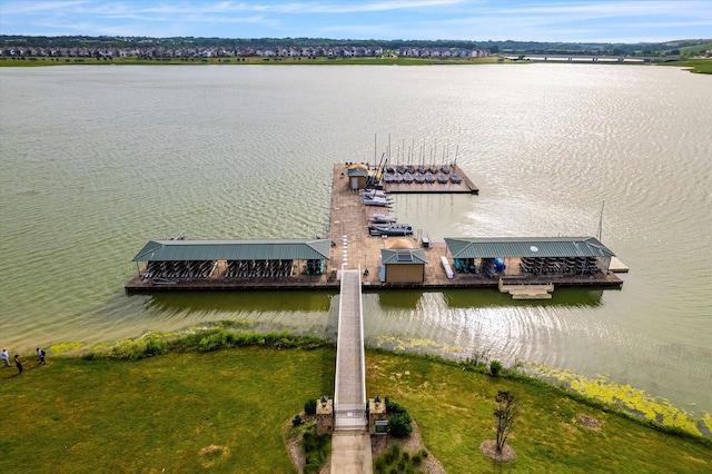 1806 Clouded Wren Dr, Arlington, TX 76005 - bird's eye view of a large body of water