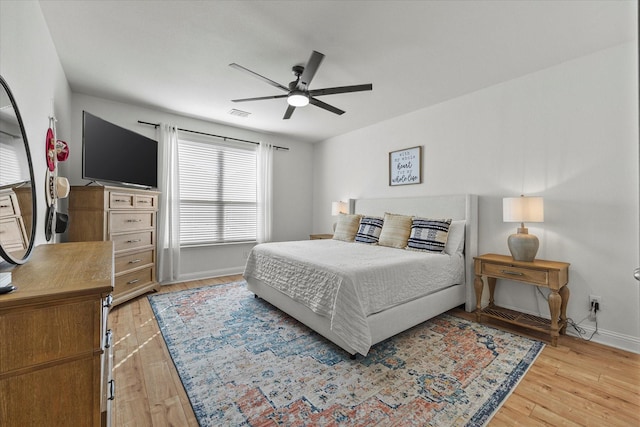 615 Louder Way, Fate, TX 75087 - bedroom featuring wood finished floors, baseboards, and ceiling fan