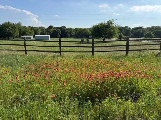 255 Chaparrals Run, Azle, TX 76020 - view of yard featuring a view of countryside