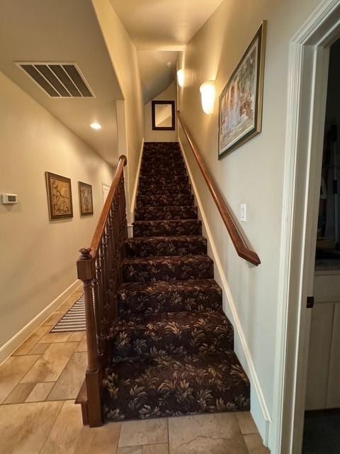 255 Chaparrals Run, Azle, TX 76020 - staircase featuring baseboards