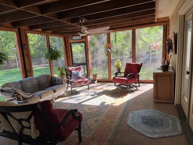 255 Chaparrals Run, Azle, TX 76020 - sunroom featuring plenty of natural light