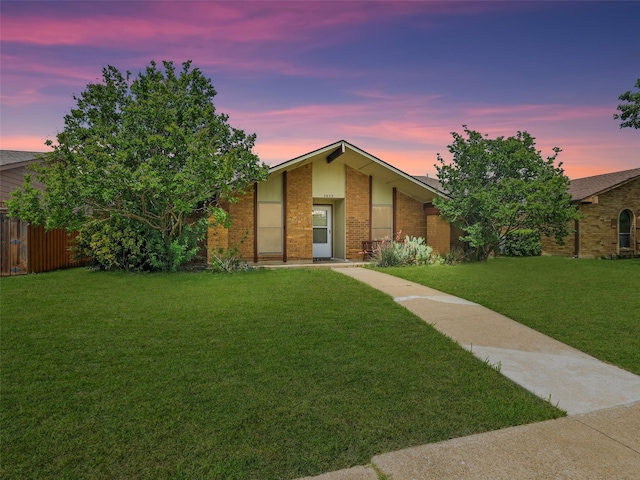 5632 Twitty St, The Colony, TX 75056 - mid-century modern home with brick siding
