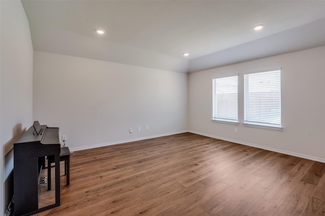 6534 Diver St, Princeton, TX 75407 - empty room featuring wood finished floors, baseboards, and recessed lighting