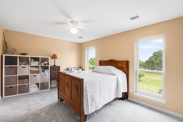 404 High Meadow Ln, Heath, TX 75032 - carpeted bedroom with ceiling fan and baseboards