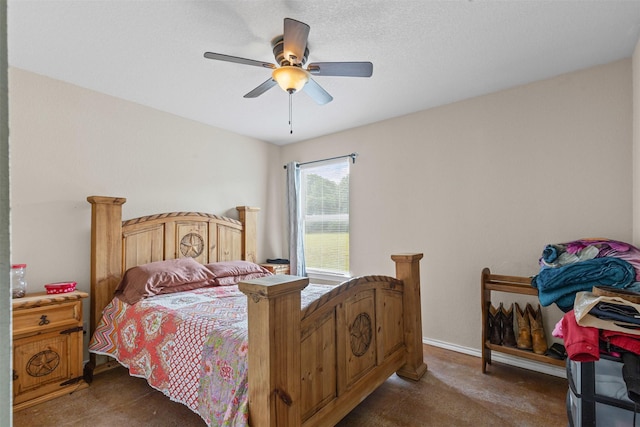 295 Lindsey Ln, Stephenville, TX 76401 - carpeted bedroom with ceiling fan and baseboards