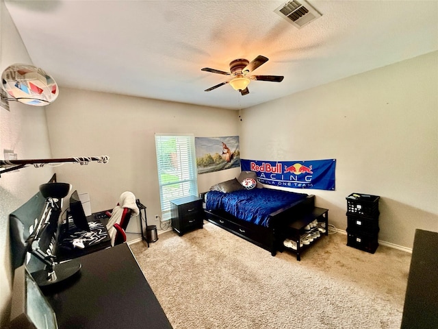 708 W Lonesome Dove Trl, Arlington, TX 76001 - carpeted bedroom with baseboards and ceiling fan